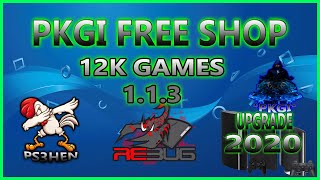 PKGI PS3 FreeShop 113 With 12K Games Upgraded Version ALL PS3HENCFW 2020 [upl. by Latsirhc]