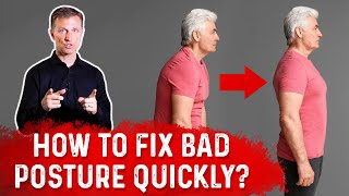 How To Fix Bad Posture Quickly – Dr Berg [upl. by Libove273]