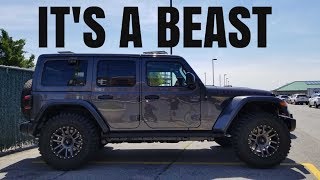 2018 Jeep Wrangler JL Rubicon Unlimited Walk Around 62K [upl. by Anasxor]