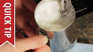 How to AutoFroth Milk for Lattes [upl. by Aciret]