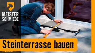 Steinterrasse bauen  HORNBACH Meisterschmiede [upl. by Eirrol803]