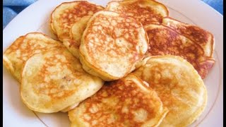 Banana Pancakes  Home Made snacks Recipe [upl. by Yelsnya]