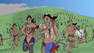 The AngloPequot War Part 2 Battle [upl. by Ahsyat588]