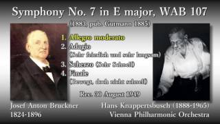 Bruckner Symphony No 7 Knappertsbusch amp VPO 1949 ブルックナー 交響曲第7番 クナッパーツブッシュ [upl. by Seroka]