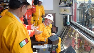 Visita al pozo petrolero Xikin en Tabasco [upl. by Akitnahs119]