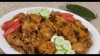 Chicken amp Rice with Coriander Chutney [upl. by Nylodam]