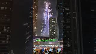 2025 Burj Khalifa fireworks display [upl. by Nima]