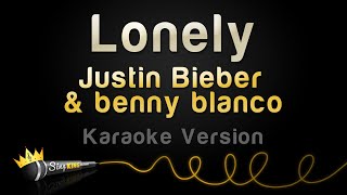 Justin Bieber amp benny blanco  Lonely Karaoke Version [upl. by Cassandra]