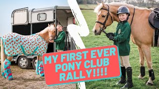 First Ever Pony Club Rally  My New Horse Trailer [upl. by Dotti]