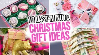 10 LastMinute DIY Christmas Gift Ideas [upl. by Adnilema]