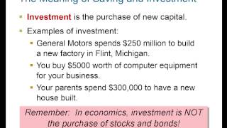 CH 13 macro Savings Investment Financial System [upl. by Kassie]