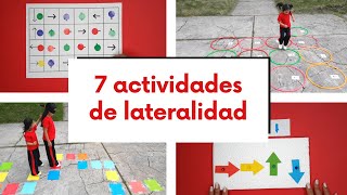 7 ACTIVIDADES DE LATERALIDAD  ORIENTACIÓN ESPACIAL [upl. by Novi]