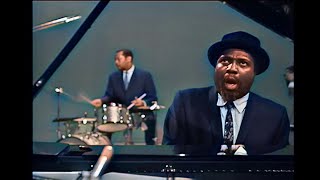 Thelonious Monk Quartet Copenhagen Denmark April 17th 1966 colorized [upl. by Nalid]