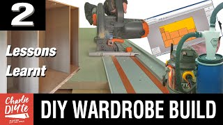 DIY Fitted Wardrobe Build  Lessons Learnt Video 2 [upl. by Kauffmann]