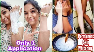 100 Effective 1 Day Challenge Skin Brightening at Home  skin lightening Best Remedy [upl. by Learsi777]