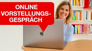 OnlineVorstellungsgespräch I So überzeugst du im Videointerview  Nicole Krieger [upl. by Verbenia616]