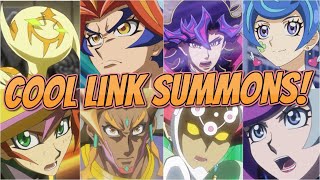 25 AWESOME LINK SUMMONS YGO Anime [upl. by Schick]