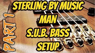 Sterling by Music Man│SUB Series Ray4 Bass Setup│Part 1  Truss Rod Adjustment [upl. by Inaboy]