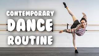 Beginning Contemporary Dance Follow Along Routine [upl. by Anital]