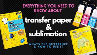 everything you need to know about transfer paper amp sublimation [upl. by Htiekel]