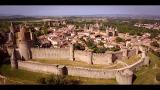 La Cité Médiévale de Carcassonne vue du ciel [upl. by Bohrer428]