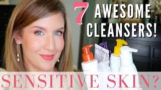 7 BEST Facial Cleansers For Sensitive Skin  Skincare Over 40 [upl. by Manville498]