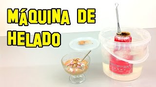 ✔ Como Hacer Una Máquina de Helado Casera  How To Make a Homemade Ice Cream Machine [upl. by Dymoke]