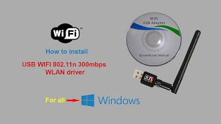 How to install USB WIFI 802 11n WLAN Driver [upl. by Fredel]