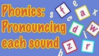 English Letter Pronunciation  Phonics [upl. by Jasisa]