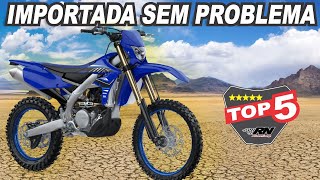 5 Motos importadas para ir para TRILHA sem dor de cabeça [upl. by Kamillah549]