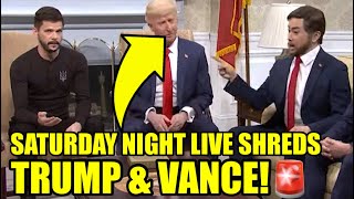 🚨SNL Just DESTROYED Trump amp Vance Over Zelensky Meeting [upl. by Jerrie]