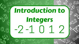 Introduction to Integers [upl. by Doug668]