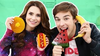 GUMMY FOOD vs REAL FOOD  PART 2 Ft MatPat [upl. by Lleuqar]