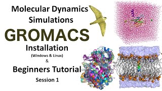 Molecular Dynamics Simulation  Gromacs Installation WinampLinux BeginnerTutorial  Bioinformatics [upl. by Nuawed660]