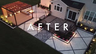 EPIC BACKYARD MAKEOVER  Full Build Time Lapse [upl. by Ardiek406]