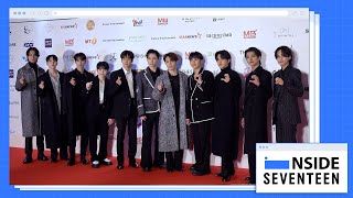 INSIDE SEVENTEEN 2022 Asia Artist Awards BEHIND [upl. by Mullane]