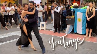 Florida y Lavalle Street Tango Show in Buenos Aires – quotPor Una Cabezaquot [upl. by Aklim]