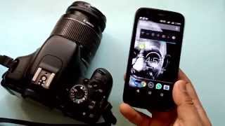 How to Connect  ANDROID Phone to a DSLR Camera Canon 600D [upl. by Motteo]