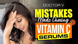 Doctor V  Mistakes Made When Choosing Vitamin C Serums  Skin Of Colour  Brown Or Black Skin [upl. by Koralle]