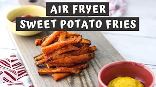 AIR FRYER SWEET POTATO FRIES RECIPE  Keeping It Relle [upl. by Aneri]