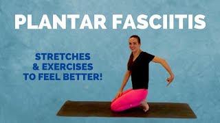 Plantar Fasciitis Exercise  Towel Calf Raises Heel Pain Treatment [upl. by Nette547]