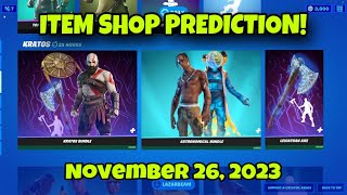 November 26 2023 Fortnite Item Shop CONFIRMED [upl. by Ennasus496]