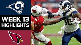 Rams vs Cardinals  NFL Week 13 Game Highlights [upl. by Ydroj]