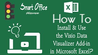 How To Install amp Use The Visio Data Visualizer Addin in Microsoft Excel [upl. by Nicolai663]