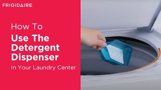 How To Use The Detergent Dispenser In Your Laundry Center [upl. by Loraine]