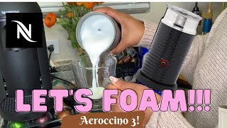 How To Foam Milk With Aeroccino 3 Make Coffee With Foam Tips amp Tricks  Easy Foamed Latte Recipe [upl. by Anatniuq9]