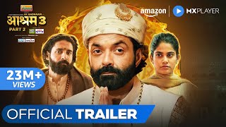 Ek Badnaam Aashram Season 3 PT 2  Official Trailer  Bobby Deol Aaditi Pohankar  Amazon MX Player [upl. by Nura]