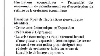 Linstabilité de la croissance économique [upl. by Driskill]