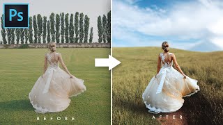 How To Change Background in Photoshop  Photoshop Tutorial [upl. by Jewel]