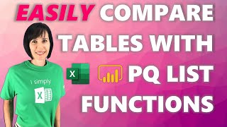 Easily Compare Multiple Tables in Power Query [upl. by Reckford957]